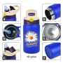 New 12oz Stainless Steel Water Bottle Insulated Thermoses with Straw BPA Free Drinking Bottle Child for Kids School Outdoor