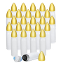 US Warehouse RTS Bullet Tumbler 25PCS/CTN 500ml Stainless Steel Sublimation Blanks Bullet Tumbler with Screw-on Gold Lid