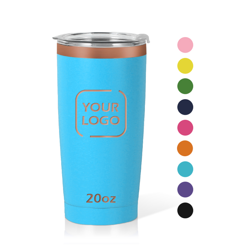 Tumbler Stainless Steel 20 oz Stainless Steel Beer Coffee Mugs 20oz Copper Plated Tumbler Tumbler 20 oz Hot Cold Thermal Flasks