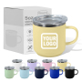 Custom 5oz Mini Shot Coffee Mugs Outer Plastic Inner Stainless Steel Shot Tumbler Cups with Handle Coffee Mug Custom logo