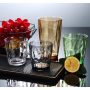 Wholesale Colored 200ml 300ml 500ml Unbreakable Premium Drink PC Acrylic Water Cup High Temperature Resistant Plastic Cup
