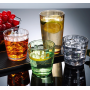 Wholesale Colored 200ml 300ml 500ml Unbreakable Premium Drink PC Acrylic Water Cup High Temperature Resistant Plastic Cup