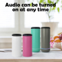 Metal Cup Custom Powder Coated 4 in 1 Universal Can Cooler with Speaker Stainless Steel Insulated Tumbler 16 oz Metal Can Cooler