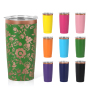 Tumblers 20 Ozcopper Cups rainbow Laser Tumbler Tumbler 20 oz Vacuum Tumbler Back to School Hot and Cold