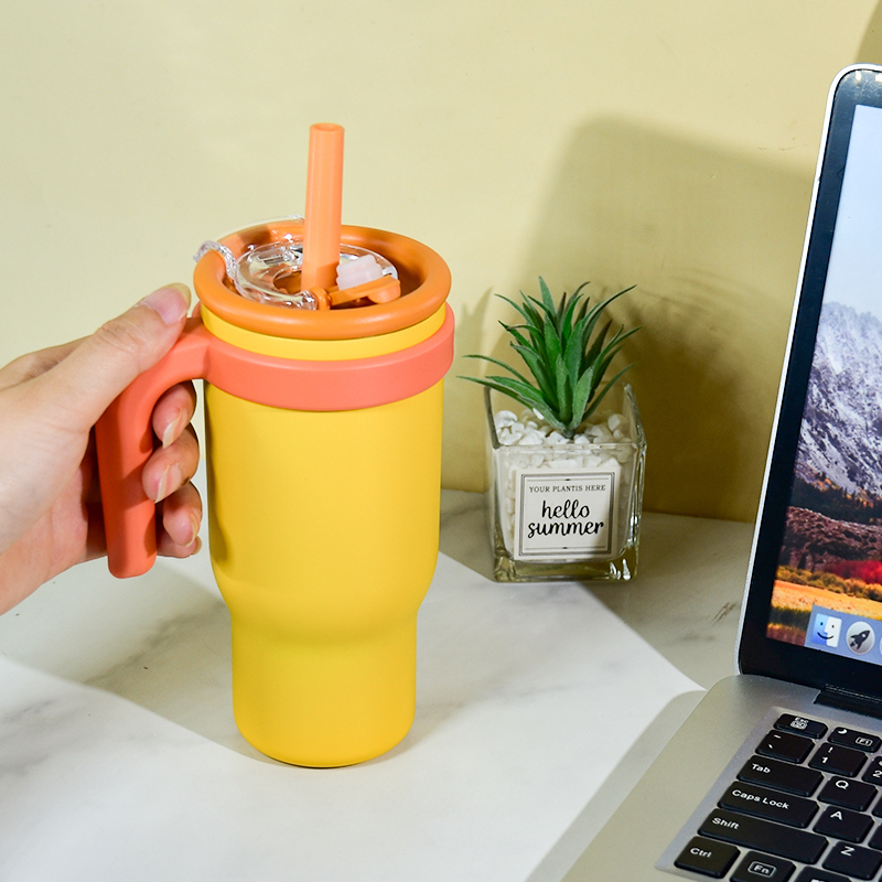 Sippy Cups Voor Peuters 14oz Powder Coated Colored Stainless Steel Kids Water Bottle Cups Tumblers Water Bottle Stainless