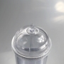 16oz clear Acrylic Double Wall Tumbler Plastic 20oz Insulated Double Wall Transparent Clear Acrylic Tumblers With Dome Lid Straw