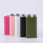 Metal Flask Leak Proof Stainless Steel SS304 Cup120ml Whisky Hip Logo Portable Alcohol Bottle Flask Best Cool Flasks for Liquor