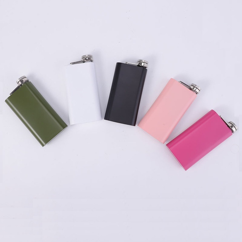 Metal Flask Leak Proof Stainless Steel SS304 Cup120ml Whisky Hip Logo Portable Alcohol Bottle Flask Best Cool Flasks for Liquor