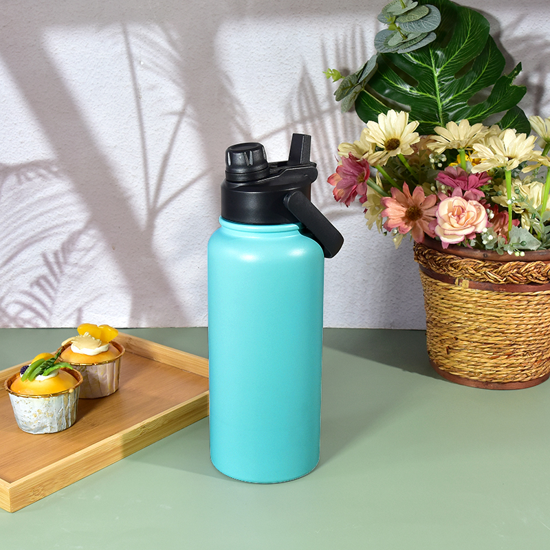 Custom Powder Coated Colors Double Walled Vacuum Insulated Sport Thermal Flask Steel 18 oz 25 oz 32 oz Sports Water Bottles