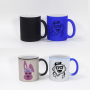 IN STOCK 11oz Hot Water Color Changed Sublimation Mugs DIY Blanks Coffee Milk Tea Ceramic Mug for Heat Transfer Pressing
