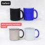 IN STOCK 11oz Hot Water Color Changed Sublimation Mugs DIY Blanks Coffee Milk Tea Ceramic Mug for Heat Transfer Pressing