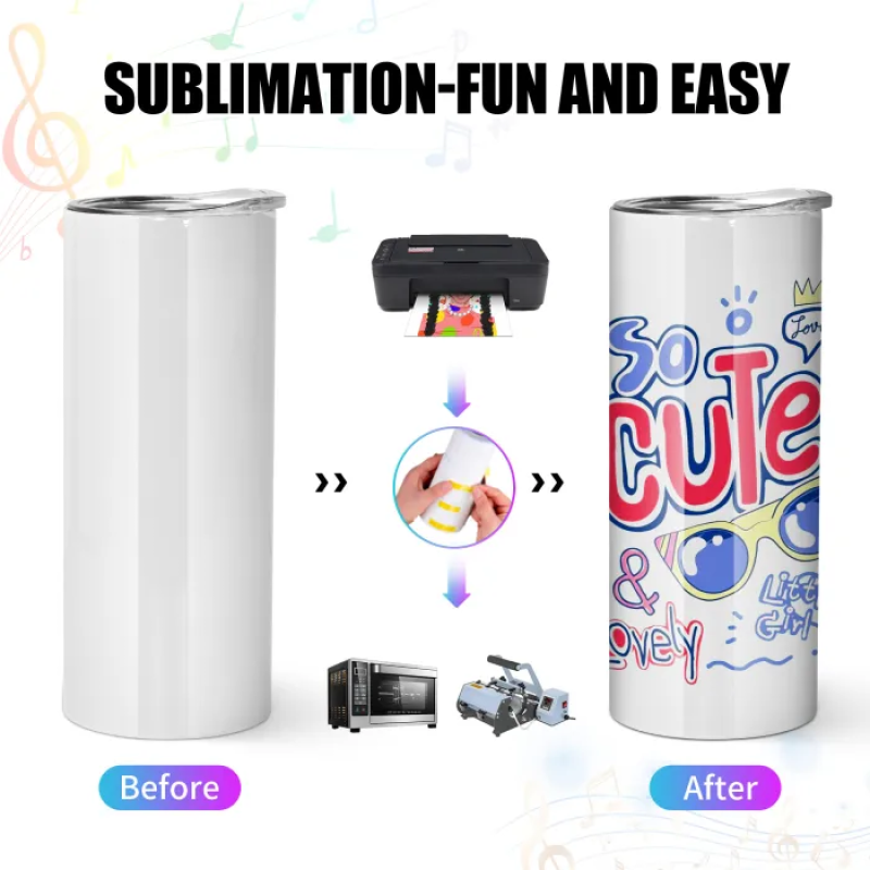 RTS US 25pcs 20oz Stainless Steel Straight Wireless Music Mixed Color Speaker Smart Sublimation Blanks Business Gifts Cup