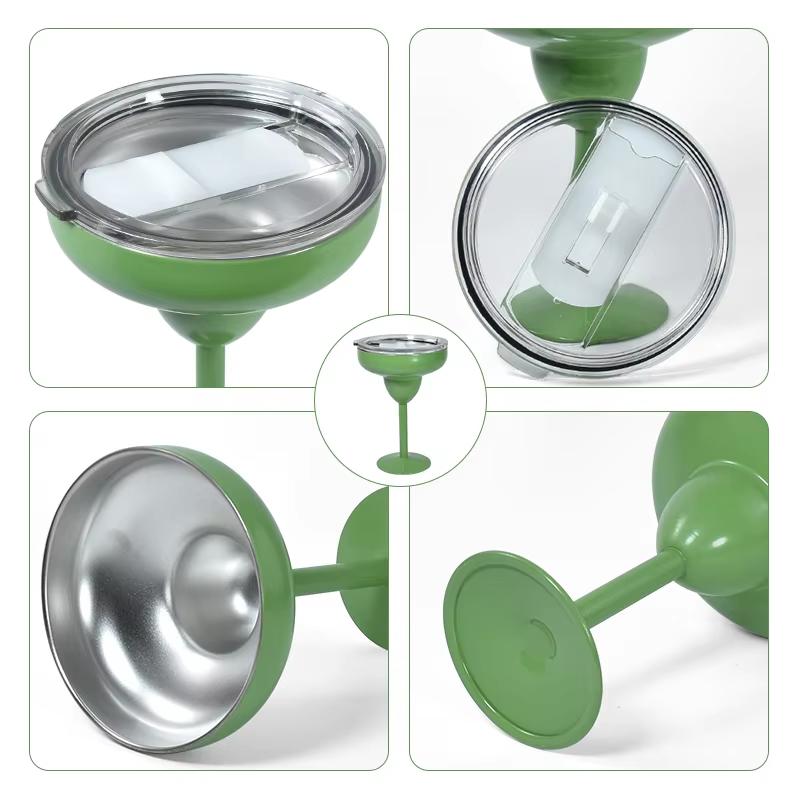 RTS 12pcs/ctn US Warehouse 8oz Colored Stainless Steel Shot Glass Cocktail Glasses Wine Tumbler Spray Painted Margarita Cups