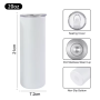 RTS USA Warehouse in Stocked 20oz Matte Sublimation Blanks Skinny Straight Tumbler with Plastic Straw 25pcs/ctn
