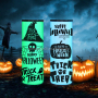 RTS Stocked Tumblers Sublimation 20oz Glow in Dark Stainless Steel  Straight Skinny Tumblers for Halloween