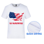 US Warehouse Quick Dry T Shirt Round Neck Mesh Plain Blank Sublimation Men's T-shirt Custom Logo Printed Men T Shirts for DIY