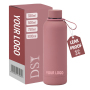 Double Wall Insulated Camping Logo Design 350ml 500ml 750ml 1000ml Stainless Steel Water Bottle Rubber Coated Vacuum Flask