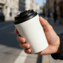 12oz 304 Stainless Steel Double Wall Vacuum Insulated Leak-Proof BPA Free 12-24hr Insulation Travel Coffee Mug