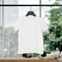 US Warehouse V-neck Unisex Plain White Grey Mix Sublimation T Shirts for Printing DIY with Cotton Feel 50pcs/ctn