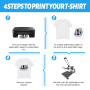 US Warehouse V-neck Unisex Plain White Grey Mix Sublimation T Shirts for Printing DIY with Cotton Feel 50pcs/ctn