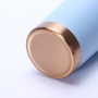 20oz Stainless Steel Vacuum Car Tumbler W/ Copper Gold Underneath Plated Laser Tumbler for Engrave Powder Coated Travel Tumbler