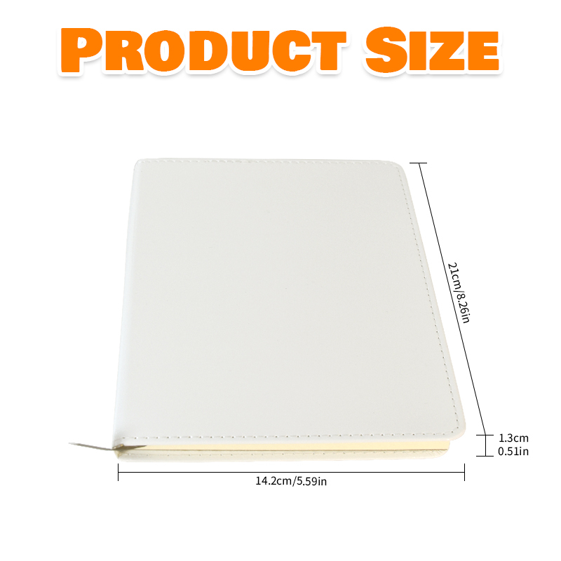 RTS US Stocked 40PCS/CTN PU Leather Sublimation Notebook Binders Spiral Notebook Agenda Planner Organizer Stationery A5 Binder