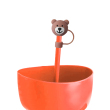 straw cover brown