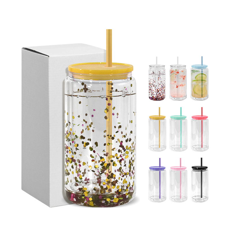 Snow Globe Tumbler Acrylic 16oz Double Wall Bottle Bulk Glitter Cup 16 oz Snow Globe Tumbler Insulated Globe Cups Snow Globe Mug