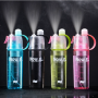20oz 14oz Creative Plastic Cups Outdoor Sports Spray Cups Custom logo Mug Children's Water Bottles Fitness Large Capacity