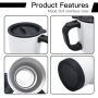 NEW Arrival China Warehouse Sublimation Double 14oz White Stainless Steel Travel Mug Car Mug Stainless Steel Tumbler