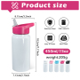 Insulated Water Bottle Stainless Steel Sublimation Sippy Cup 14oz Insulated Kids Sport with Colored Lids Drinking Bottle Tumbler