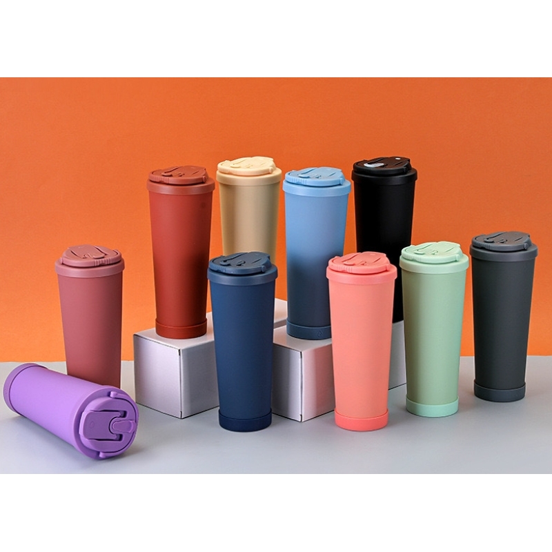 Custom 830ml Ceramic Inner Pot + 304 Stainless Steel Vacuum Insulated Cup Portable Travel Water Cup Coffee Mugs Large Capacity