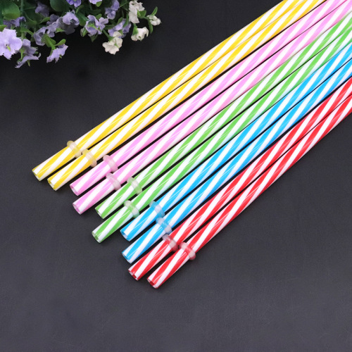 Wholesale Top Seller Eco Friendly Colored PP Straws Drinking Straw Reusable Straws With Separate Packing