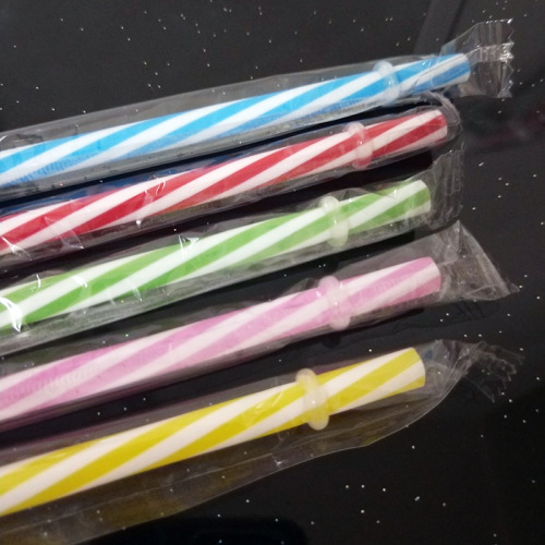 Wholesale Top Seller Eco Friendly Colored PP Straws Drinking Straw Reusable Straws With Separate Packing