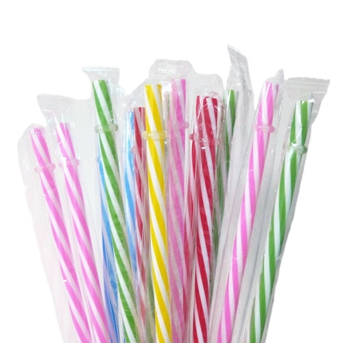 Wholesale Top Seller Eco Friendly Colored PP Straws Drinking Straw Reusable Straws With Separate Packing
