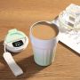 Double Wall Stainless Steel  Ombre Color Coffee Cups With Intelligent Temperature Display Lid Reusable Iced Hot Drinking Cup