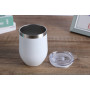 Powder Coated Custom logo 12oz Double Wall Vacuum Stainless Steel Mugs Wine Tumbler Colorful Mug for Laser Engraving Printing