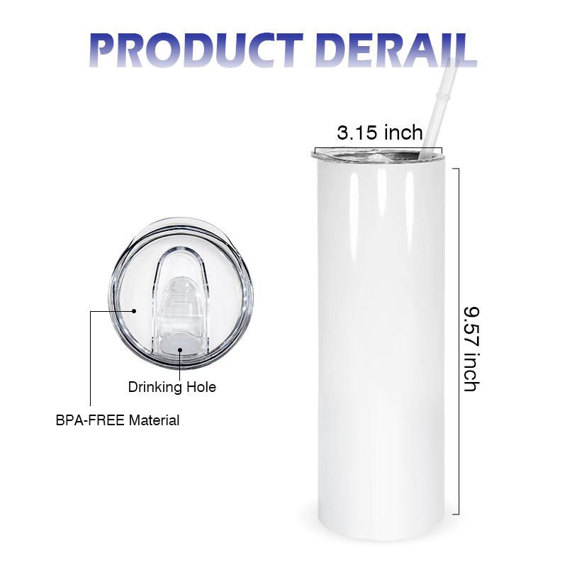 RTS USA Warehouse 25pcs/ctn Stocked 30oz Sublimation Straight Tumbler Double Wall Stainless Steel Vacuum