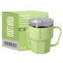 Shatter-resistant Mugs High-strength Plastic Outer Inner Wall of Food-grade Stainless Steel 12oz Octagon Cups
