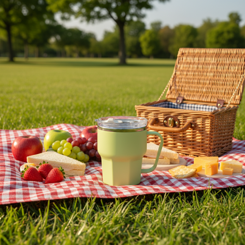 Shatter-resistant Mugs High-strength Plastic Outer Inner Wall of Food-grade Stainless Steel 12oz Octagon Cups
