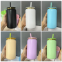 RTS  6pack Metal Stainless Steel 16oz Can Cup Gold Underneath 16oz Stainless Steel Tumbler Can