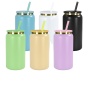 RTS  6pack Metal Stainless Steel 16oz Can Cup Gold Underneath 16oz Stainless Steel Tumbler Can