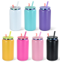 RTS 25pack Metal Stainless Steel 16oz  Can Cup Gold Underneath 16oz Stainless Steel Tumbler Can