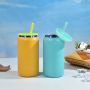 RTS 25pack Metal Stainless Steel 16oz  Can Cup Gold Underneath 16oz Stainless Steel Tumbler Can