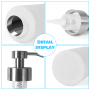 US Warehouse 550ml Stainless Steel Hand Soap Dispenser Single Wall Sublimation Blanks Press Bottle for Kitchen Bathroom Gifts