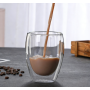 Double-layer Glass Bottles High Borosilicate Transparent Coffee Cups Egg-shaped Mugs Double-layer Insulated Drinkwares