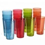 16oz 20oz Plastic Reusable Tumblers Water Cups Assorted Colors Restaurant Drinking Cafe Glasses Stackable BPA-free Top-rack