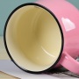 Custom Logo 250ml 350ml Coffee Mug Single Wall Smooth Mini Tea Milk Cup Gifts Colorful Coffee Cup with Handle for Breakfast
