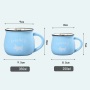 Custom Logo 250ml 350ml Coffee Mug Single Wall Smooth Mini Tea Milk Cup Gifts Colorful Coffee Cup with Handle for Breakfast