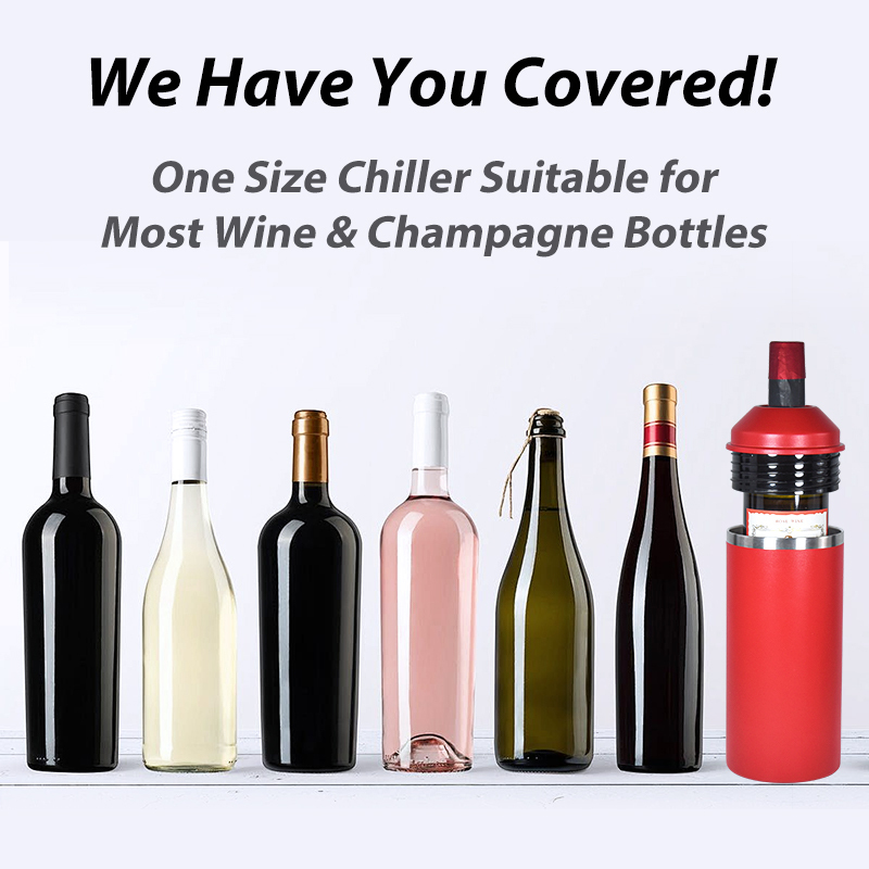 Stainless Steel Ice Bucket Coolers Holders Ice Bucket Double Wall for Bottles Draft Beer 25 oz Champagne Wine Cooler Bucket